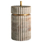 Cyan Design 12020 Container, Hand Carved, Distressed Taupe | Brass