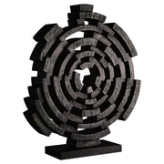Cyan Design Vortex 12022 Sculpture, Abstract, Dark Walnut