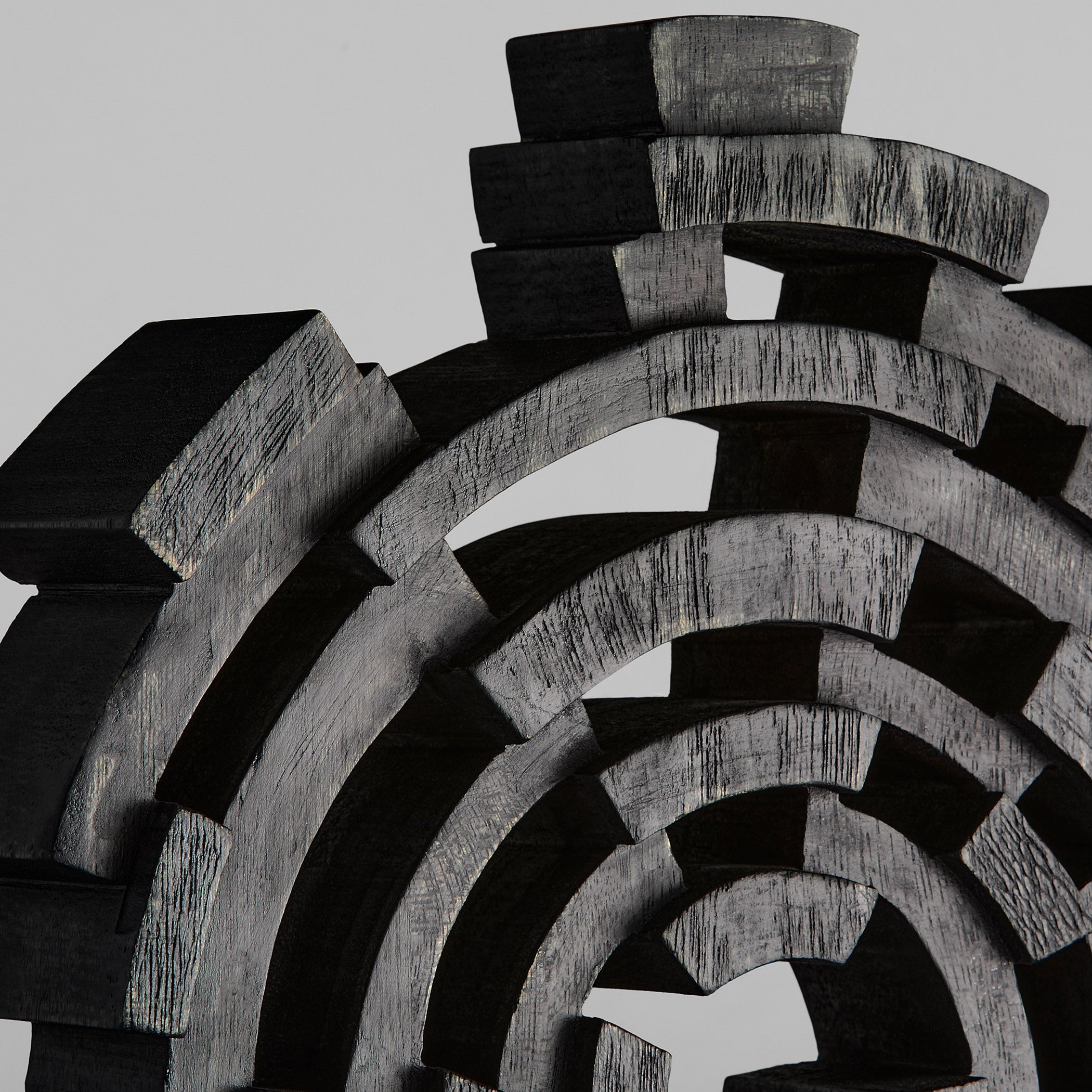 Cyan Design Vortex 12022 Sculpture, Abstract, Dark Walnut