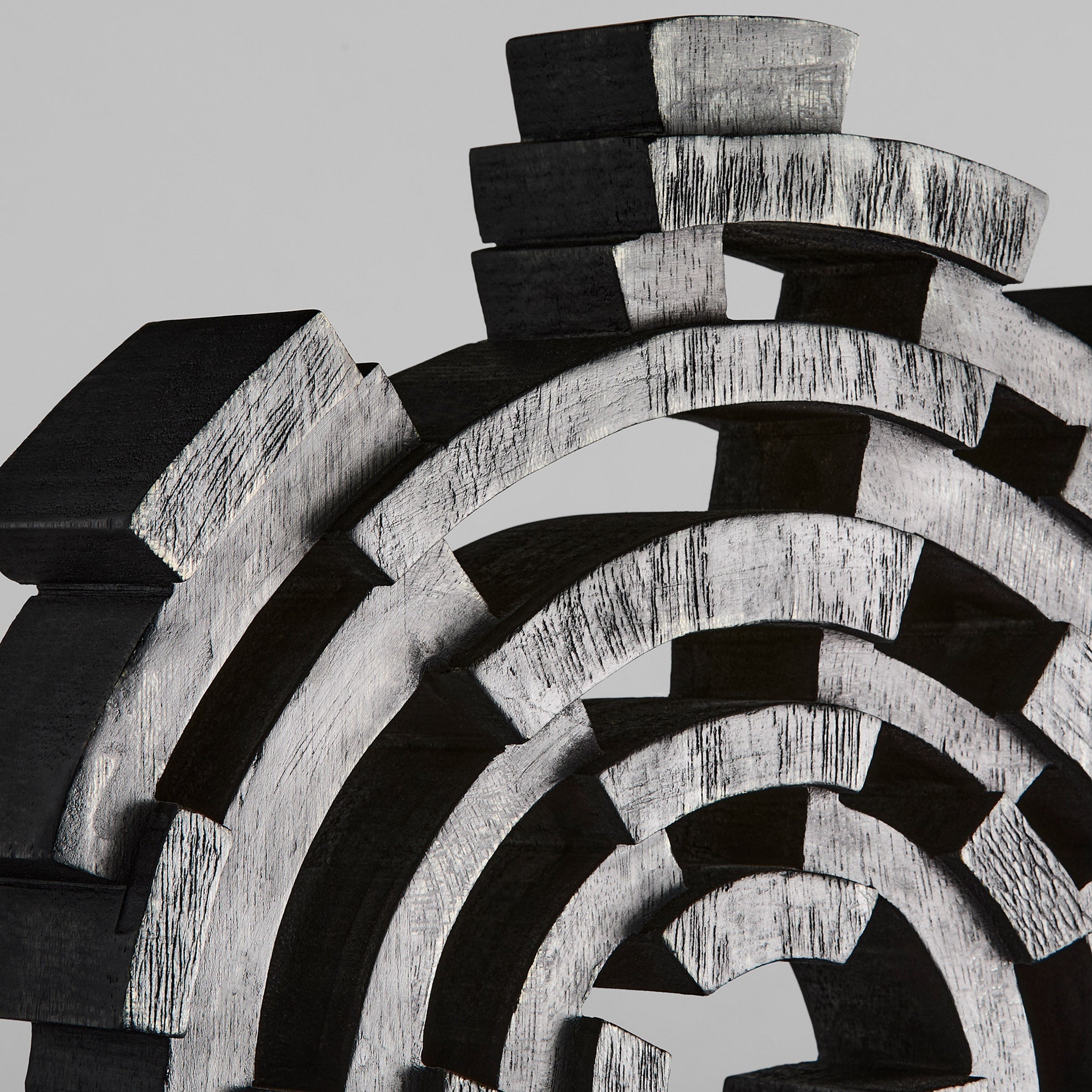 Cyan Design Vortex 12022 Sculpture, Abstract, Dark Walnut