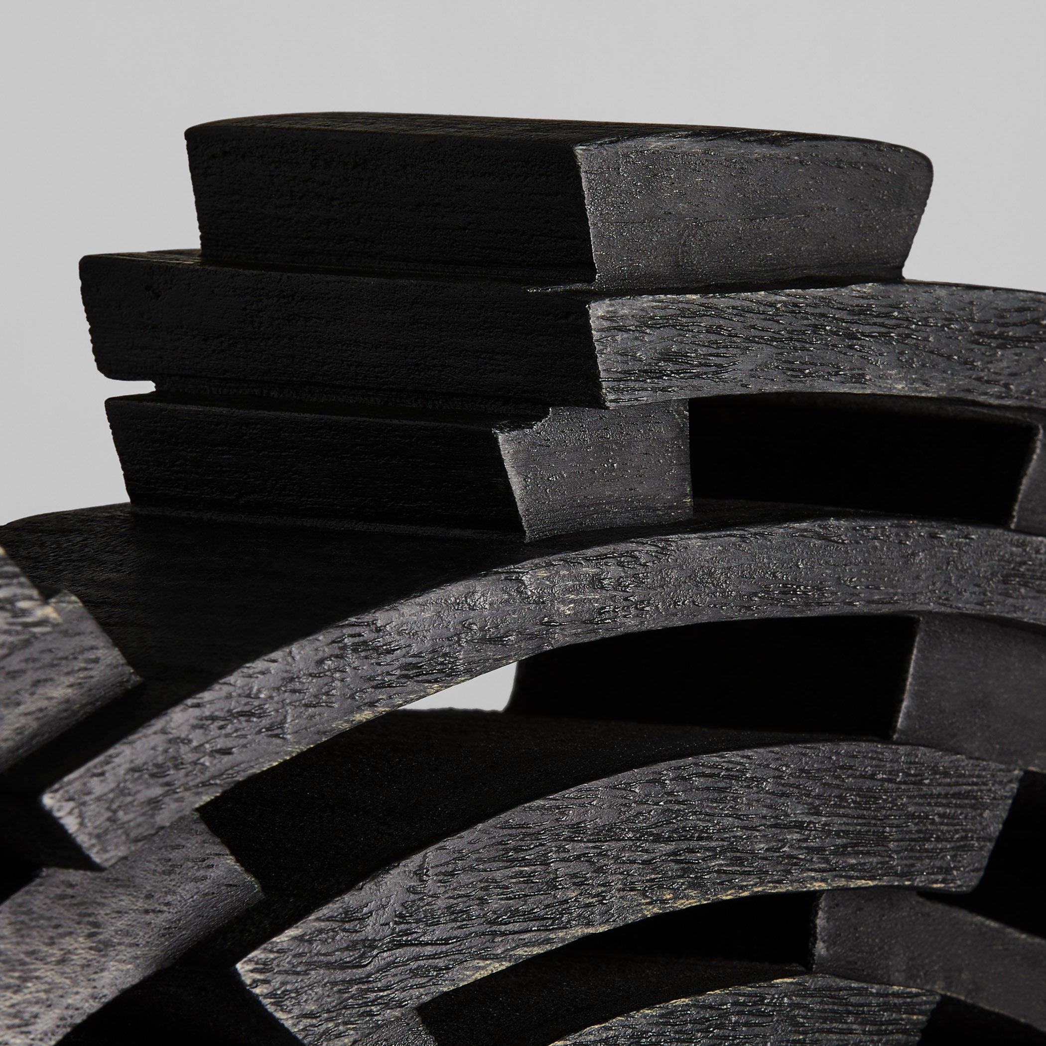 Cyan Design Vortex 12023 Sculpture, Black Walnut