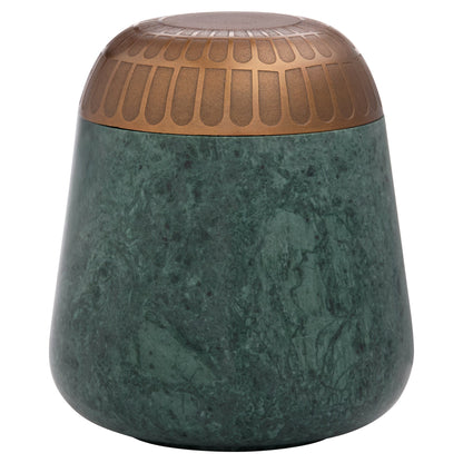 Cyan Design 12024 Box, Decorative Box, Green Forest Marble | Antique Brass