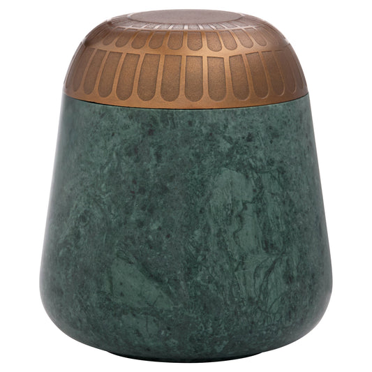 Cyan Design 12024 Box, Decorative Box, Green Forest Marble | Antique Brass
