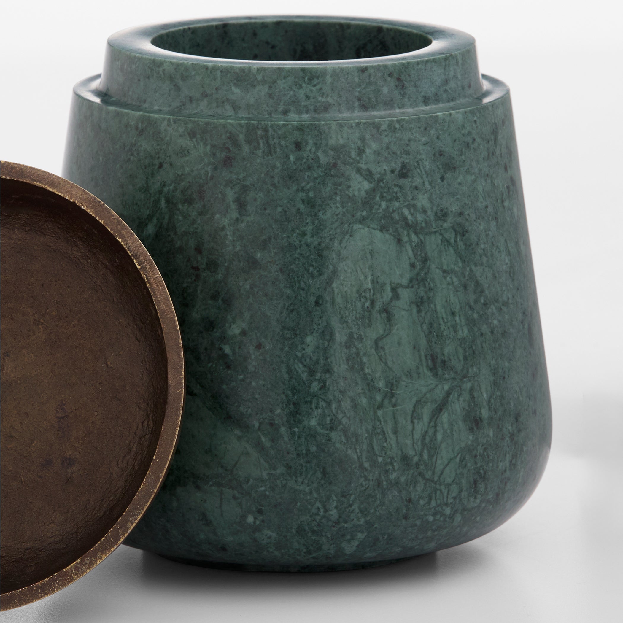 Cyan Design 12024 Box, Decorative Box, Green Forest Marble | Antique Brass