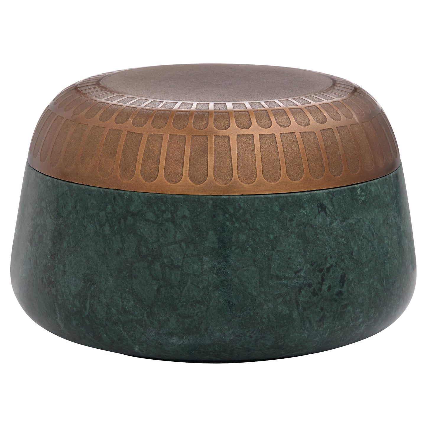Cyan Design 12025 Box, Home Decor, Green Forest Marble | Antique Brass