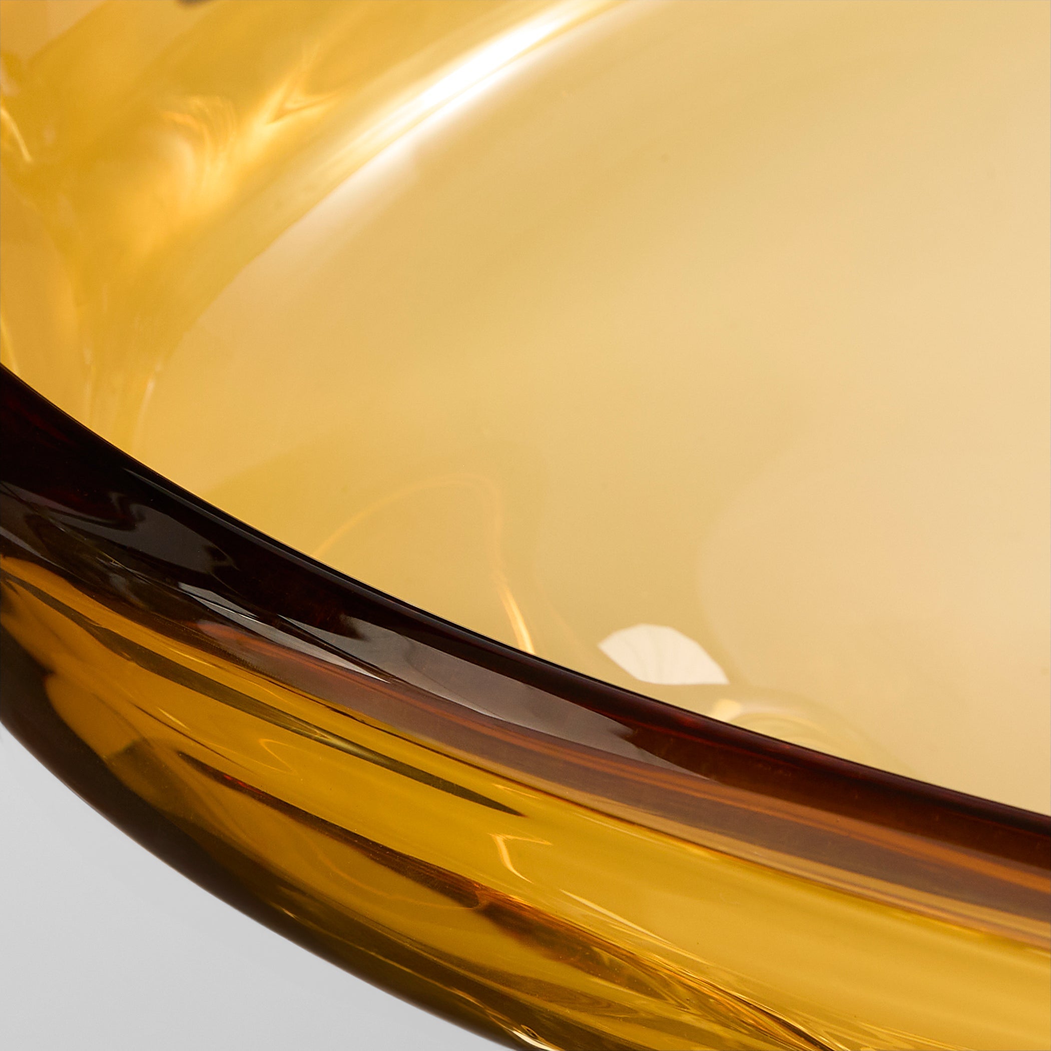 Cyan Design 12026 Bowl, Handblown Amber | Clear, Glass