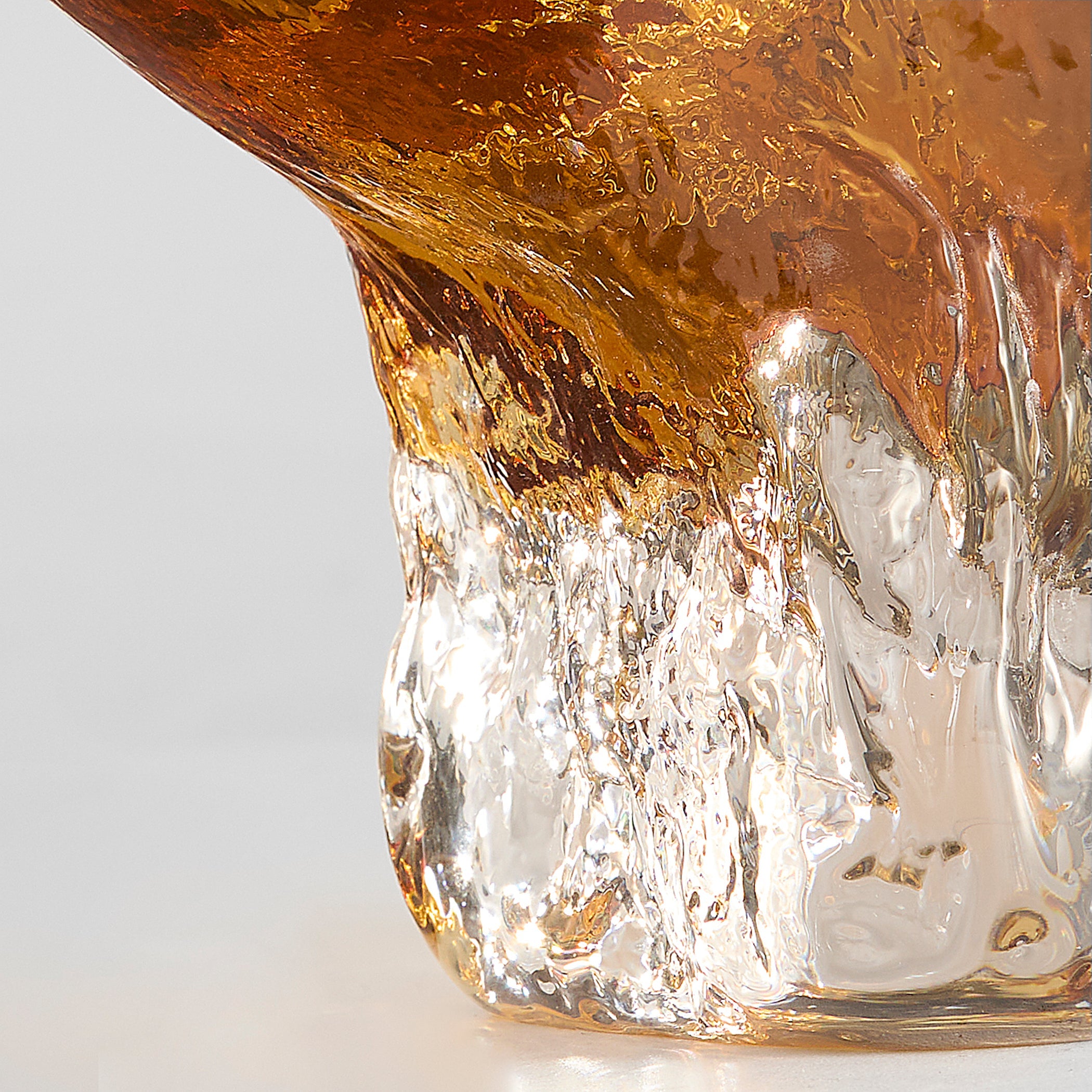 Cyan Design 12027 Bowl, Artisan Decorative Piece, Amber | Clear