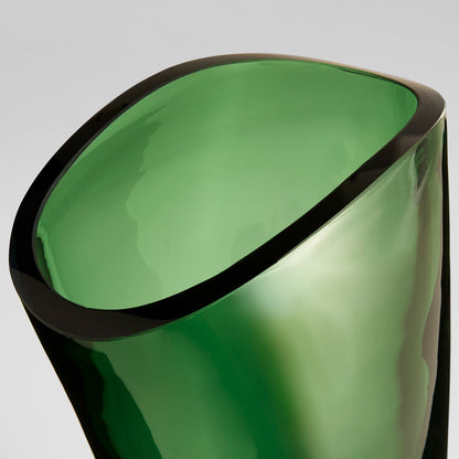 Cyan Design 12029 Vase, Artwork, Emerald Green | Clear