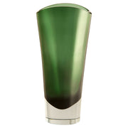 Cyan Design Muzo 12030 Vase, UL Damp Rated, Emerald Green | Clear