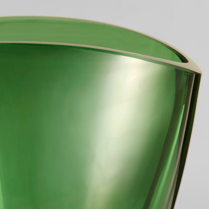 Cyan Design 12031 Vase, Emerald Green | Clear
