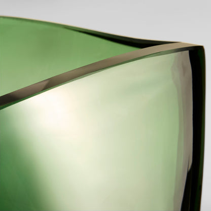 Cyan Design 12031 Vase, Emerald Green | Clear