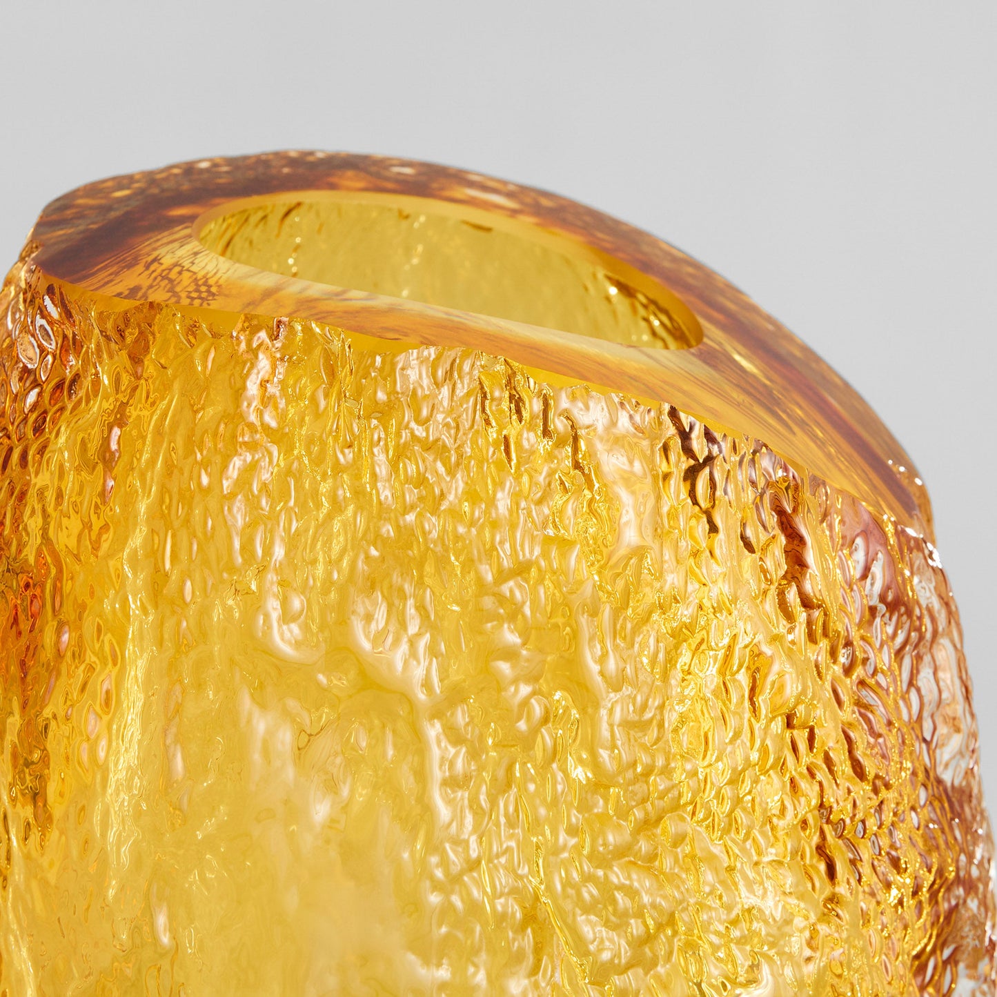 Cyan Design 12032 Vase, Amber | Clear
