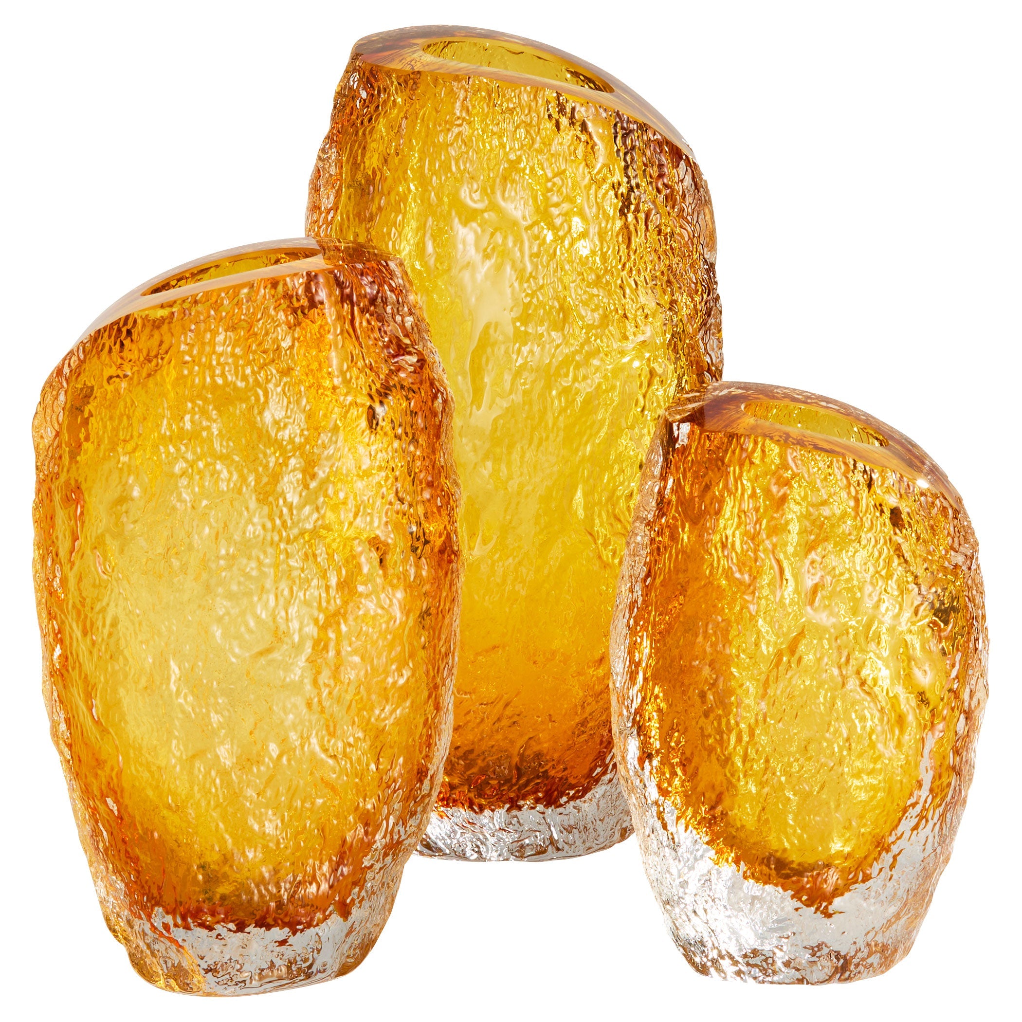 Cyan Design 12032 Vase, Amber | Clear