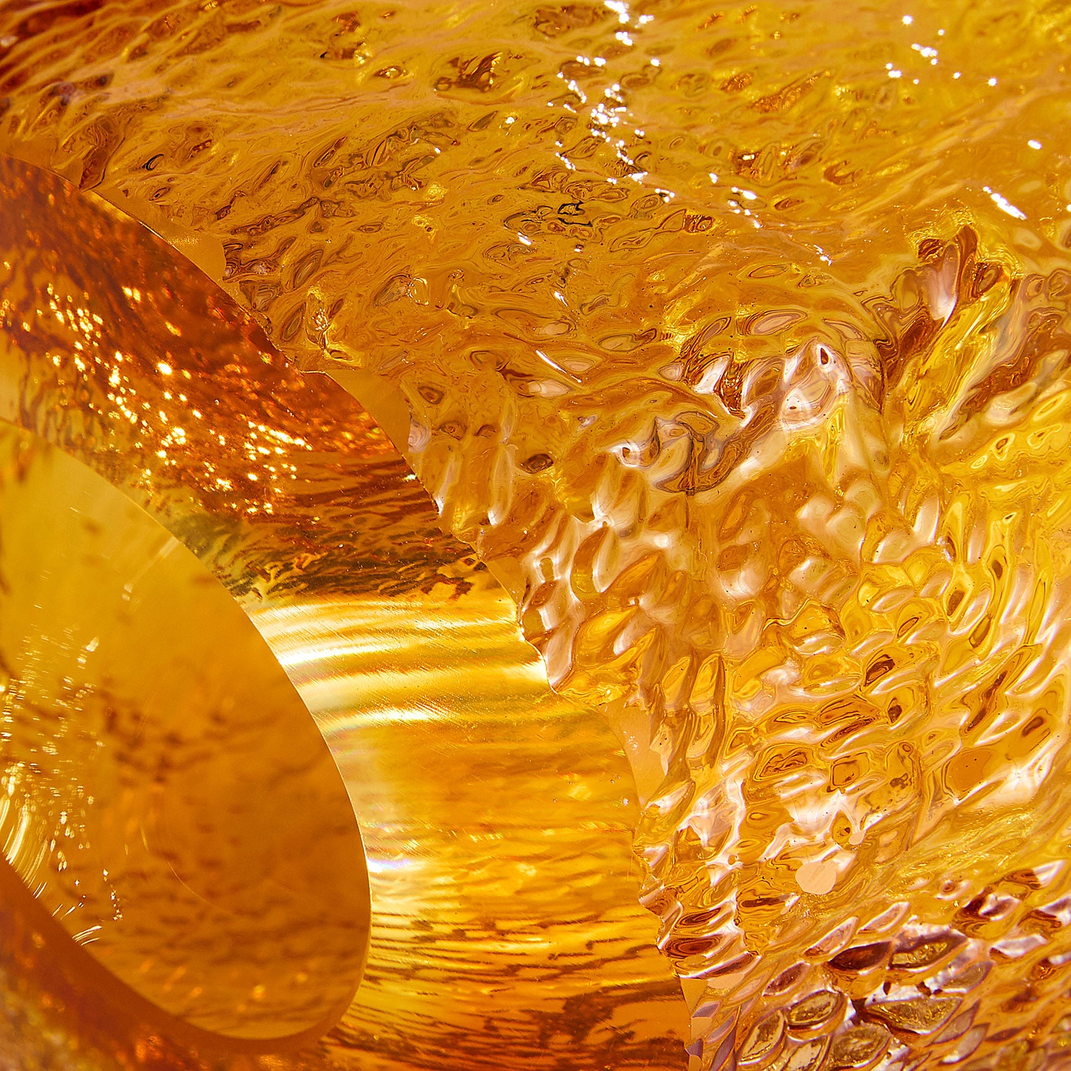 Cyan Design 12033 Vase, Art Glass, Amber | Clear