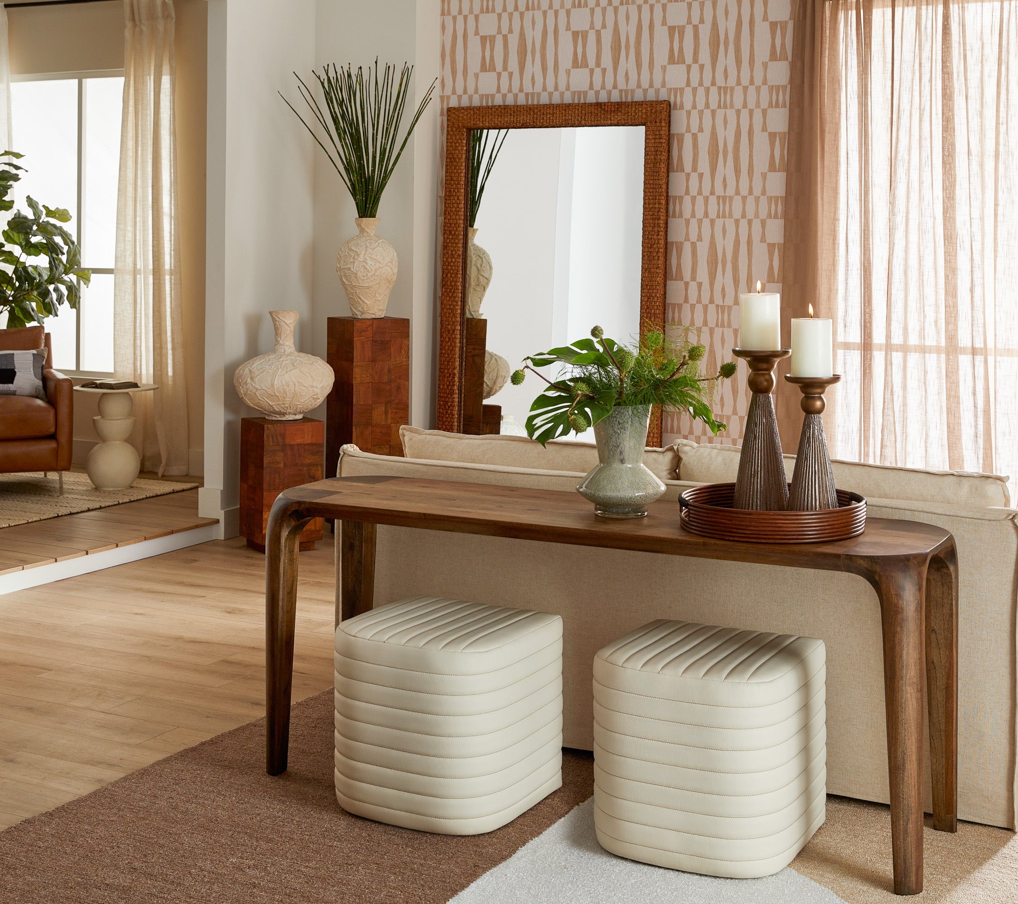 Cyan Design 12035 Vase, Reactive Glaze, Amber Brown