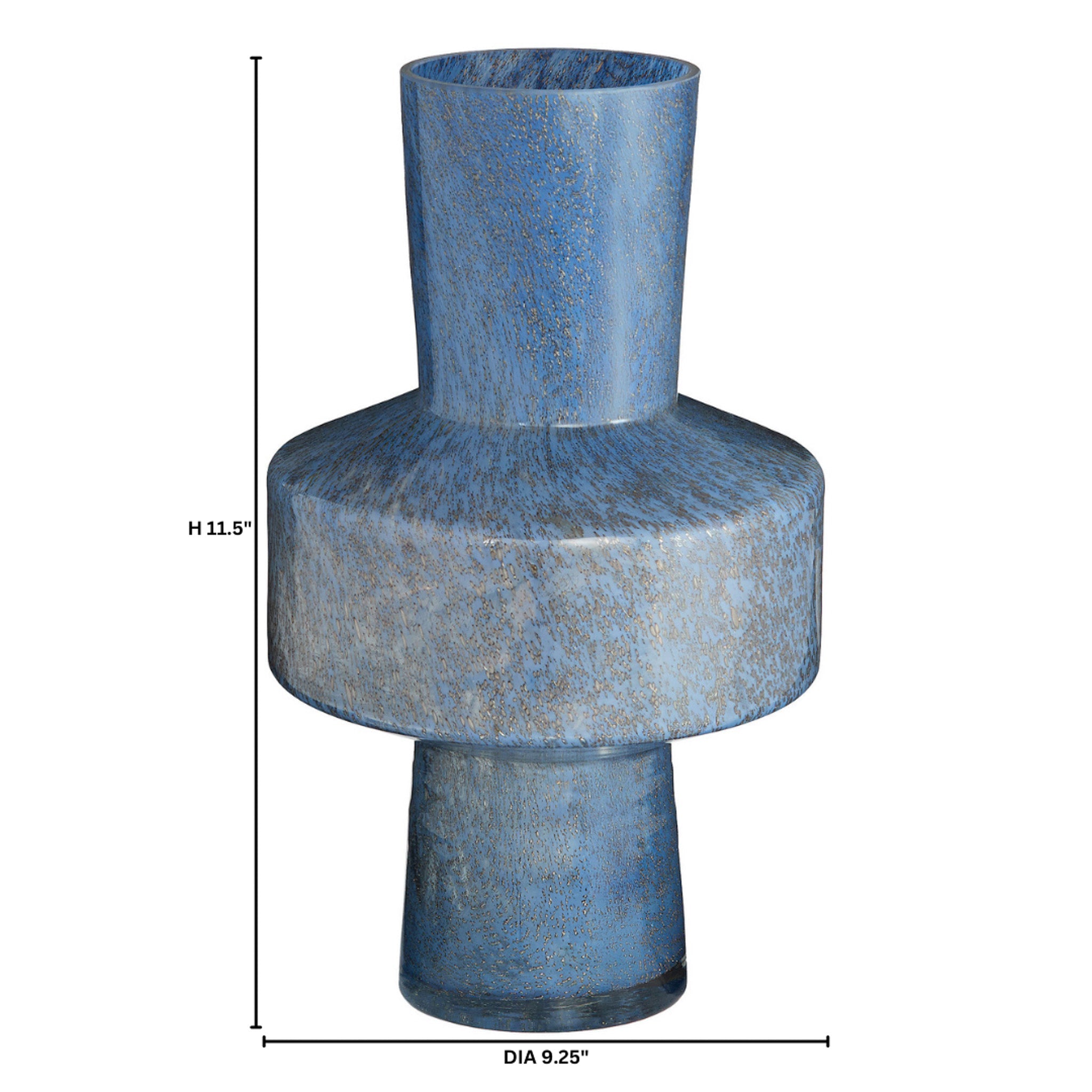 Cyan Design 12046 Vase, Home Decor, Blue Finish