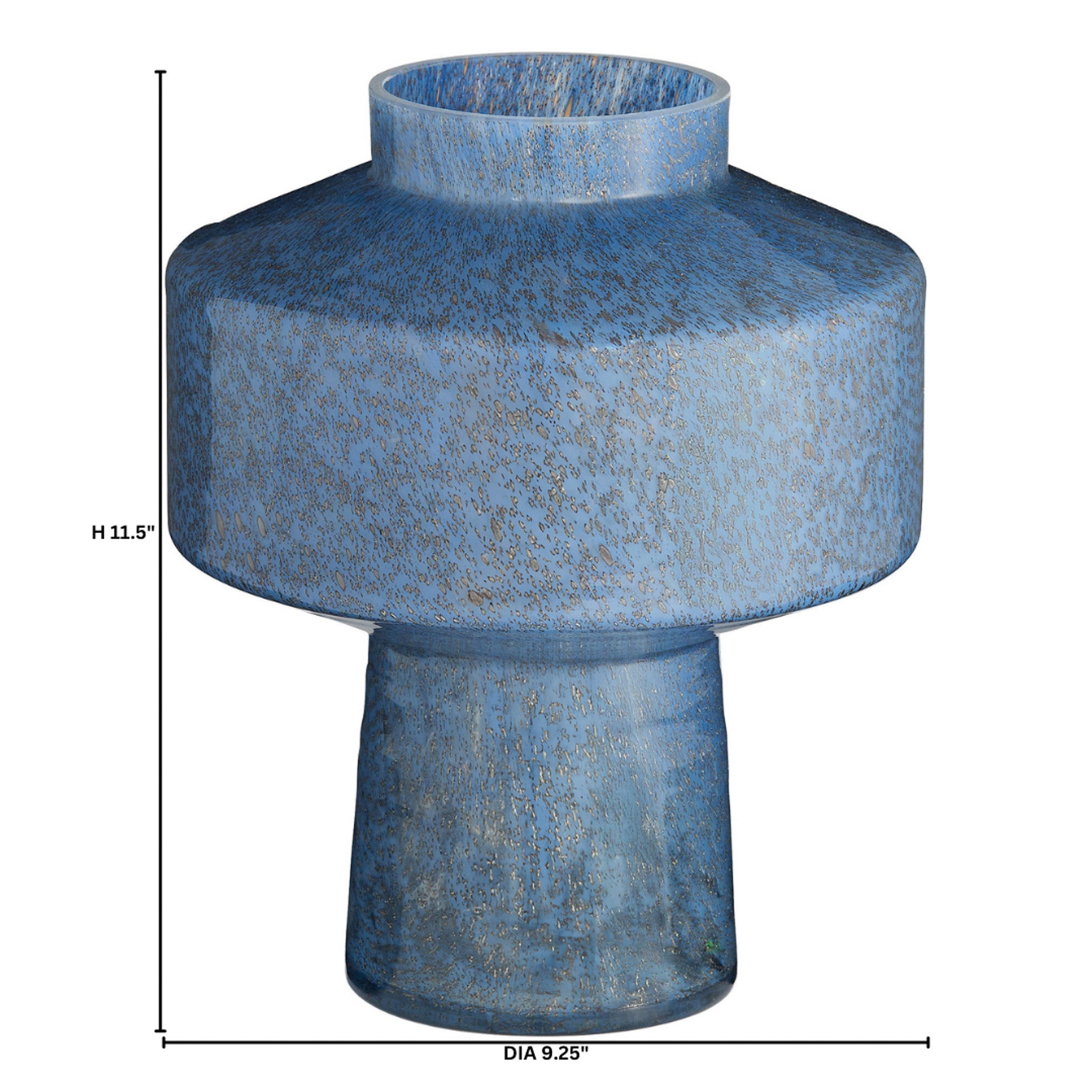 Cyan Design 12047 Vase, Art Glass, Cased Glass, Blue