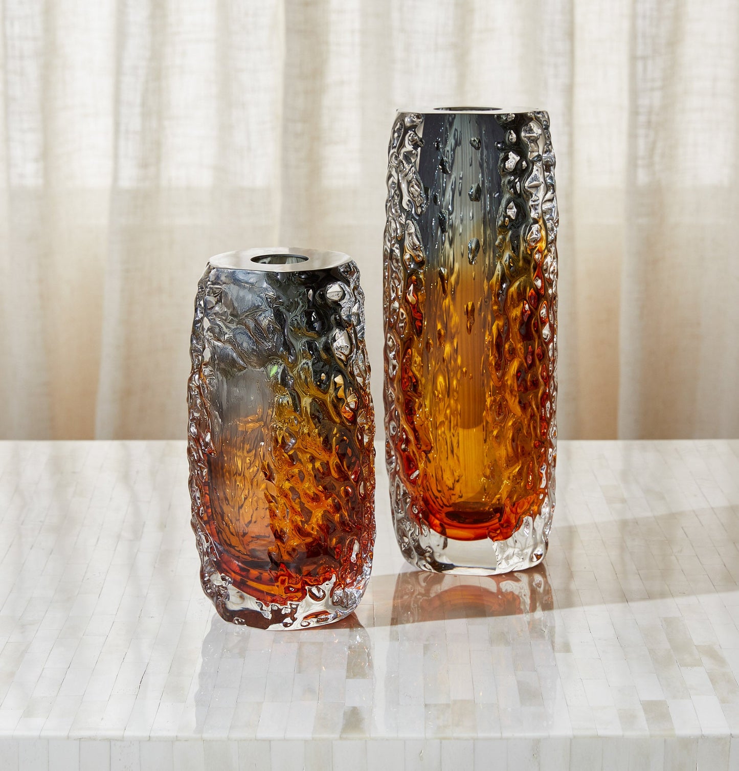 Cyan Design 12049 Vase, Hand-Blown, Smoke | Amber