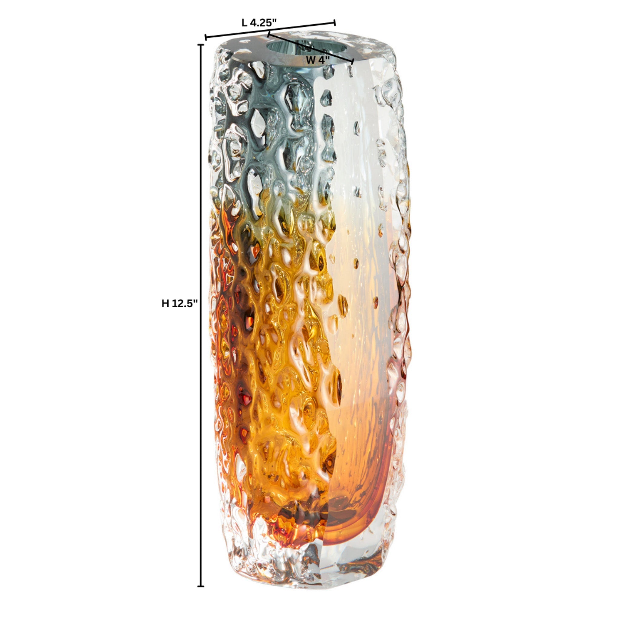Cyan Design 12049 Vase, Hand-Blown, Smoke | Amber