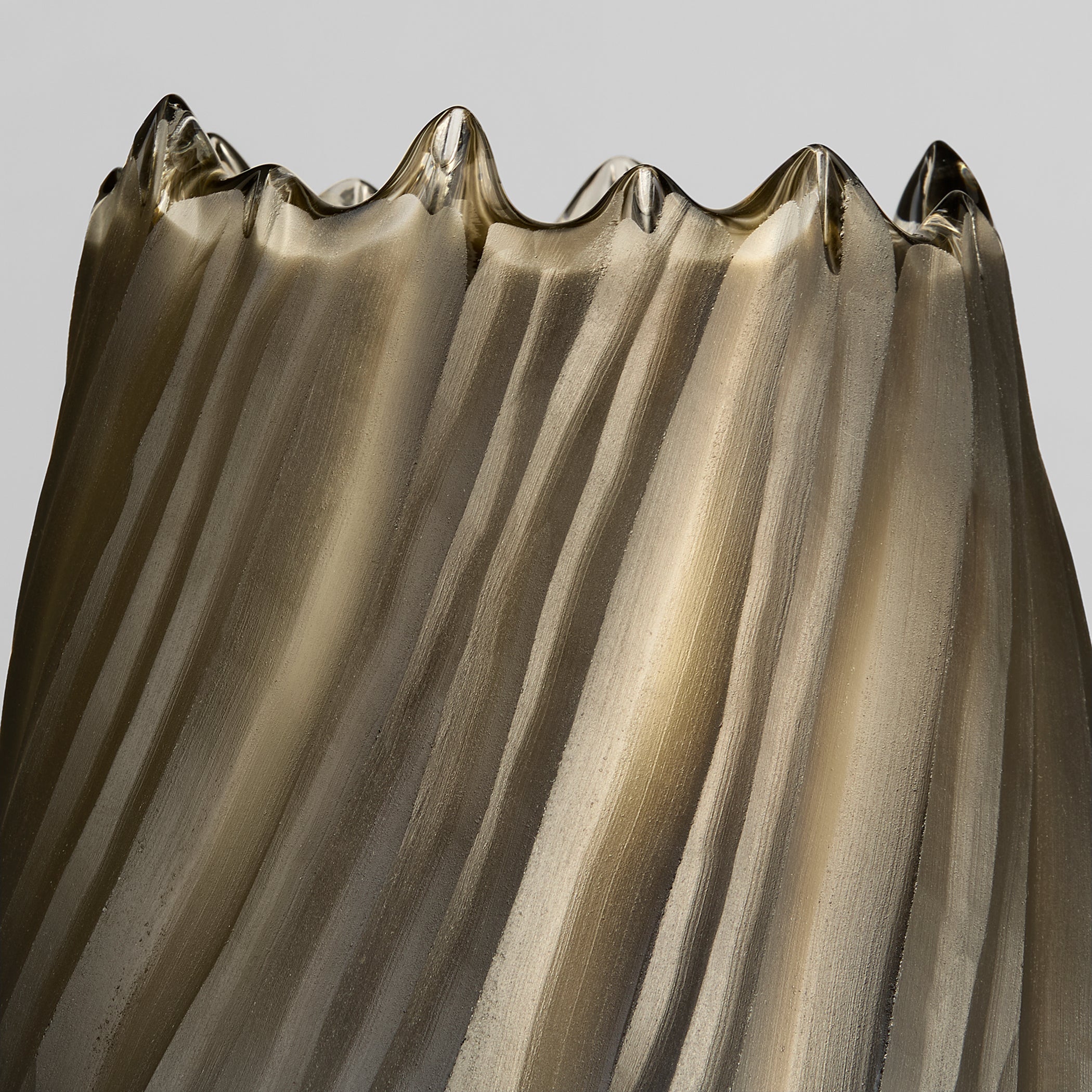 Cyan Design 12053 Vase, Hand Etched, Olive Finish