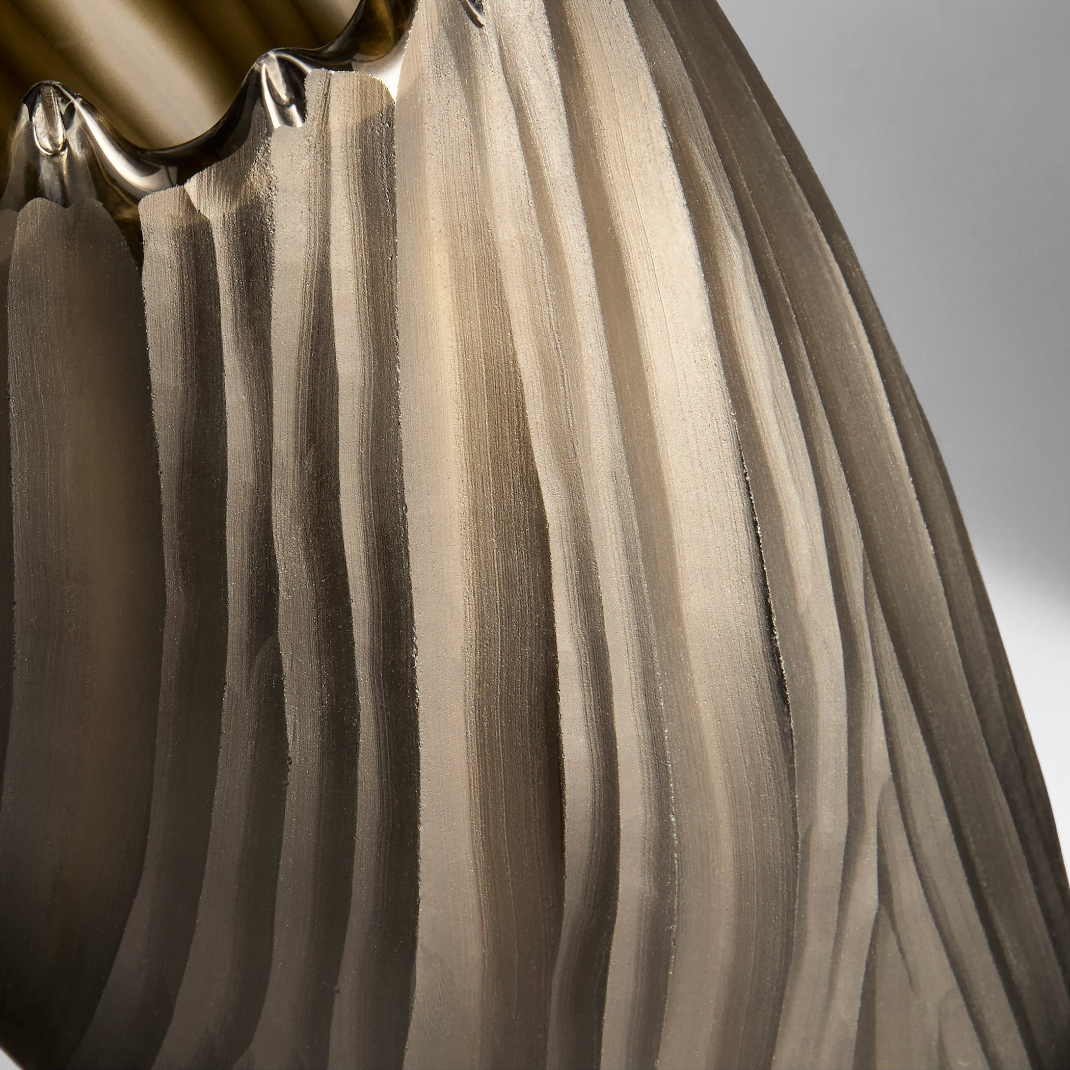 Cyan Design 12053 Vase, Hand Etched, Olive Finish