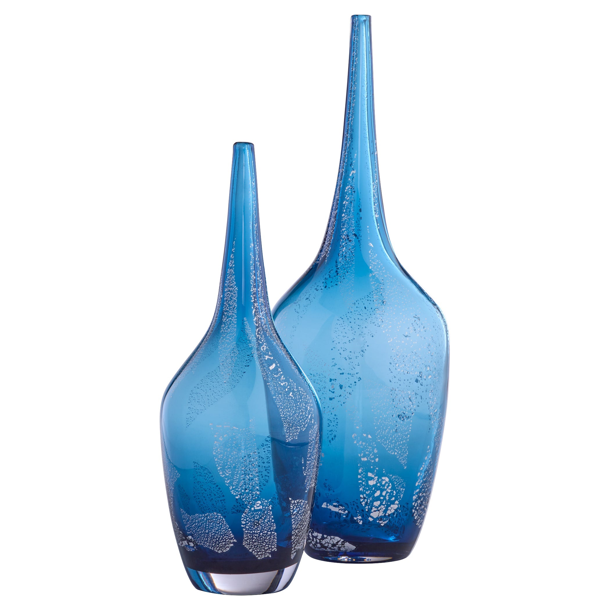 Cyan Design 12063 Vase, Blue | Metallic