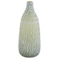 Cyan Design 12064 Vase, Hand-Carved, Green | White
