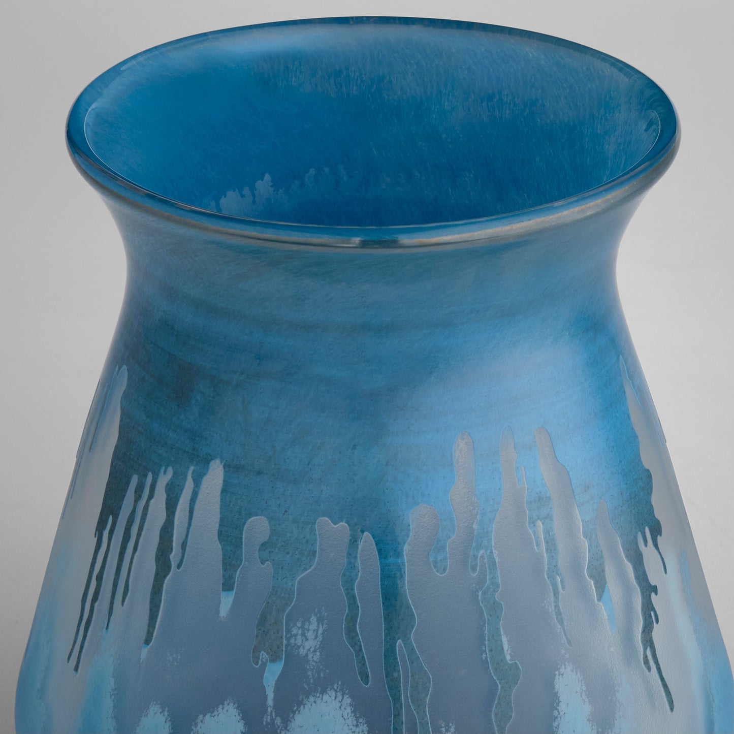 Cyan Design 12069 Vase, Blue - Reactive Glaze, Glass
