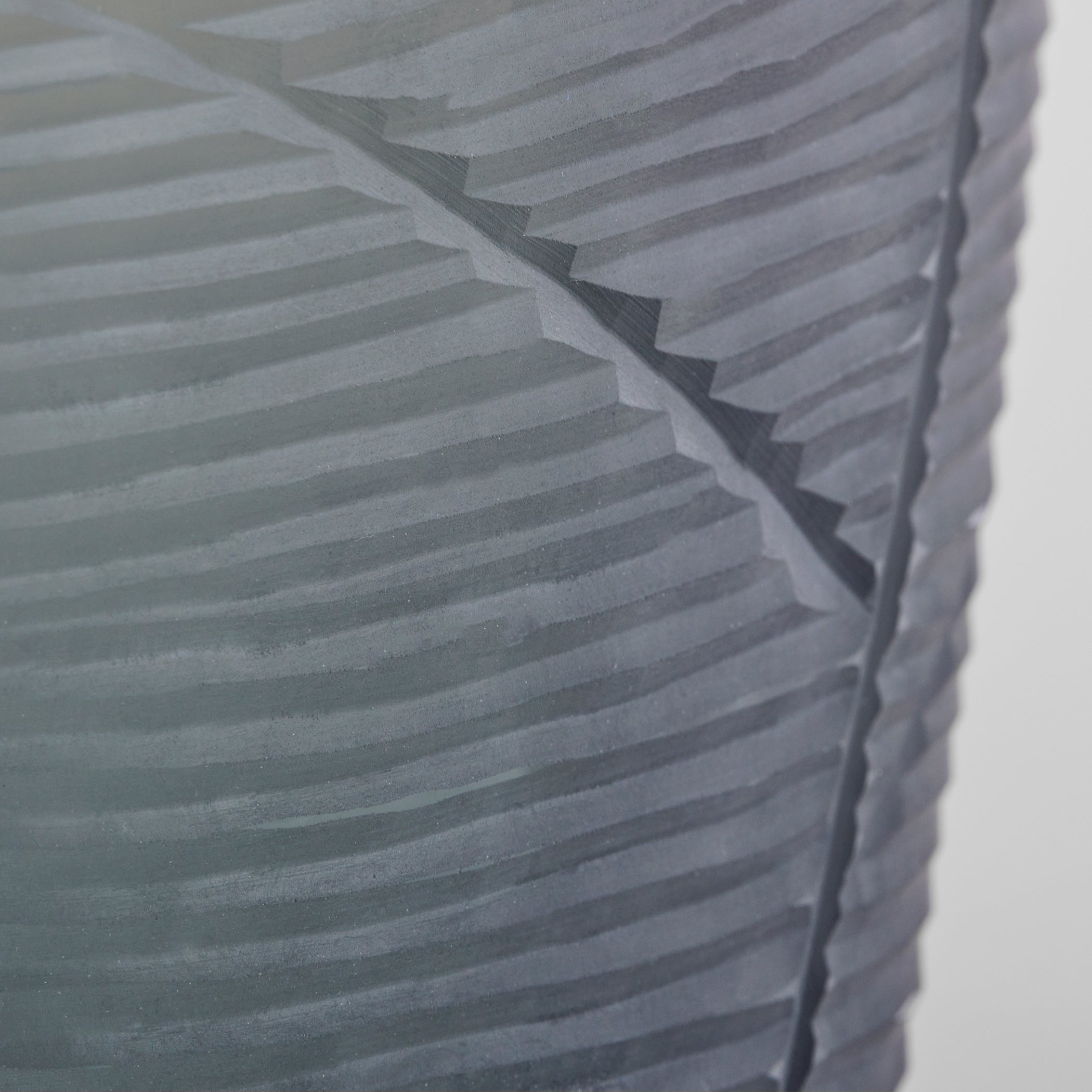 Cyan Design 12070 Vesper Vase, Hand-Blown | Hand-Carved, Orange | Grey