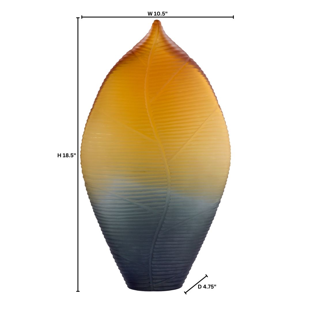 Cyan Design 12071 Vase, Orange | Grey