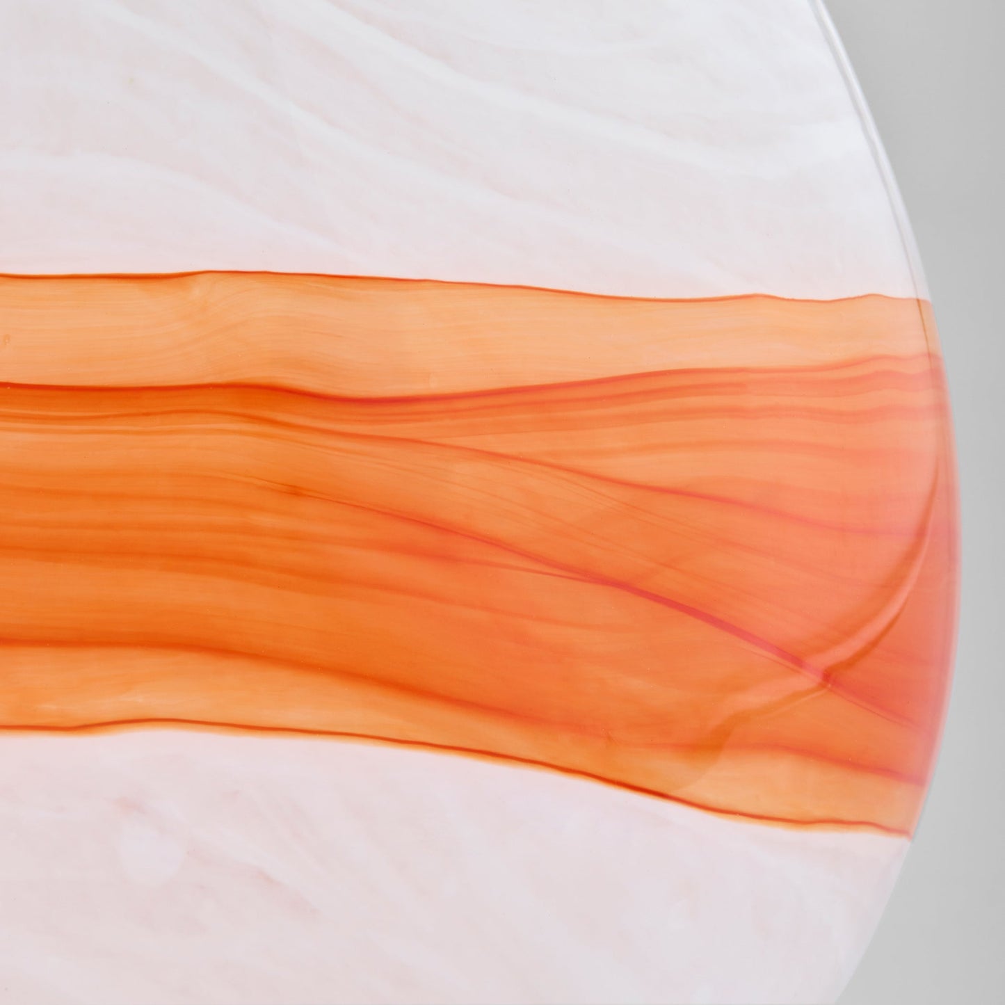 Cyan Design 12073 Pacaya Vase, Hand-Blown, White | Orange