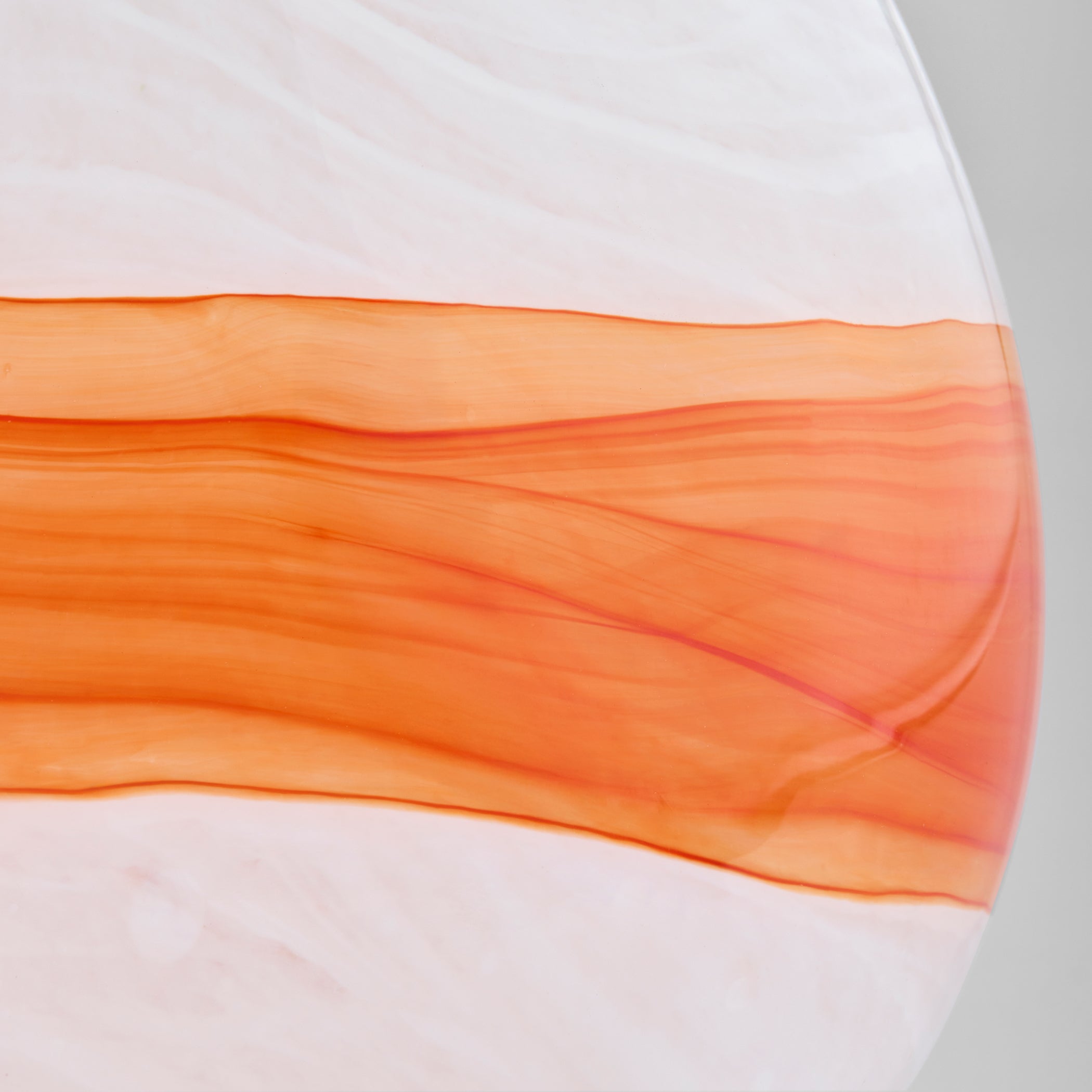 Cyan Design 12073 Pacaya Vase, Hand-Blown, White | Orange