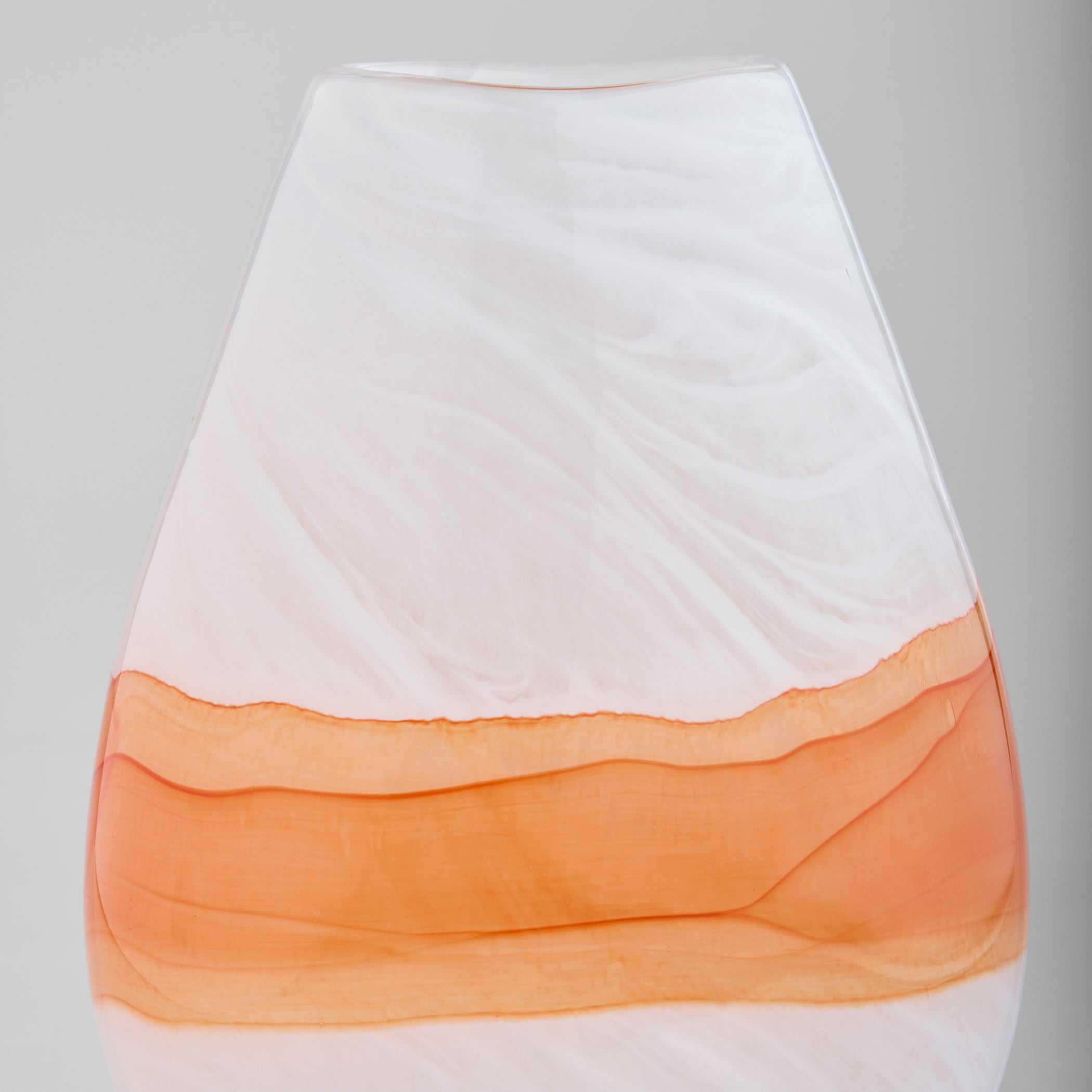 Cyan Design Pacaya 12074 Vase, MPN: 12074, Vase, Hand-Blown, White | Orange