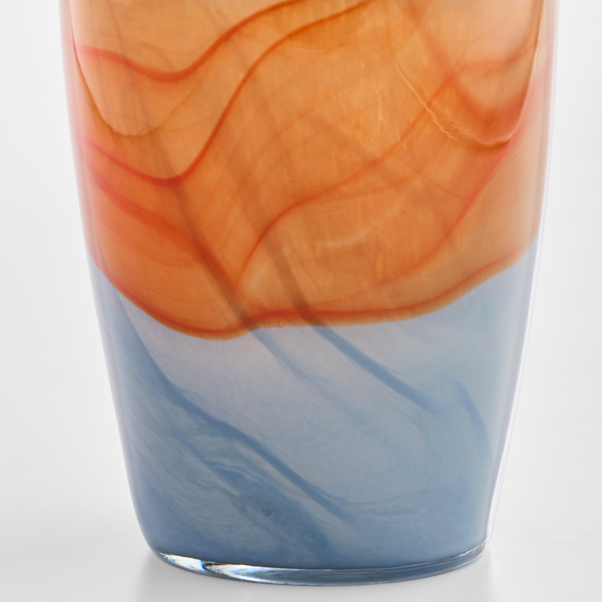 Cyan Design 12075 Vase, Hand-Blown, Grey | Orange