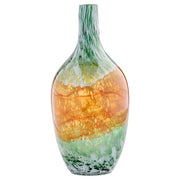 Cyan Design 12077 Vase, Bottle, Hand-Blown, Grey | Orange