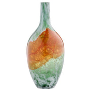 Cyan Design 12078 Vase, Hand-Blown, Grey | Orange