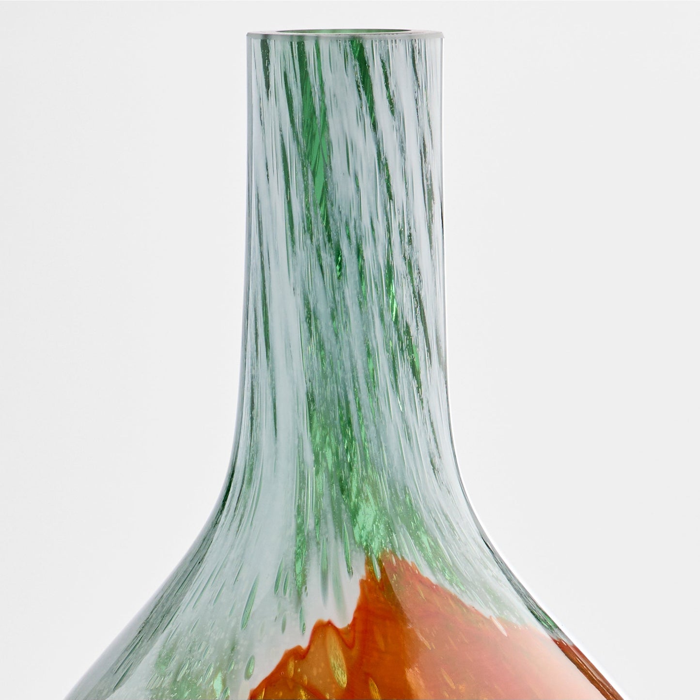 Cyan Design 12078 Vase, Hand-Blown, Grey | Orange