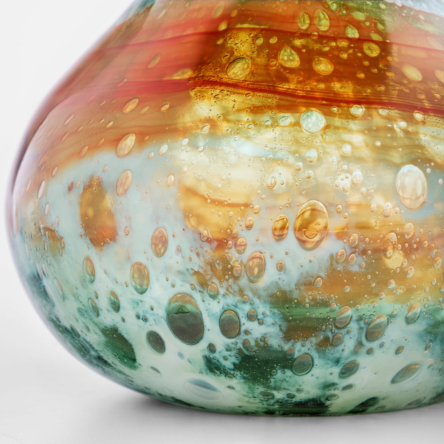 Cyan Design 12079 Vase, Vase, Hand-Blown, Grey | Orange