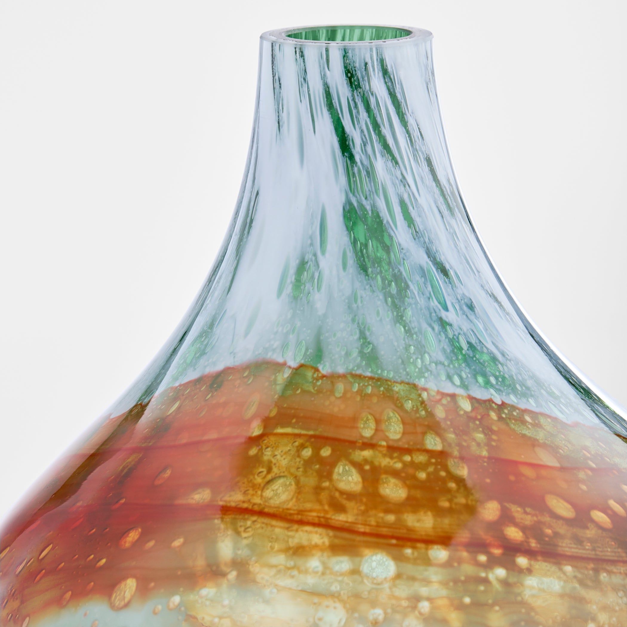 Cyan Design 12079 Vase, Vase, Hand-Blown, Grey | Orange