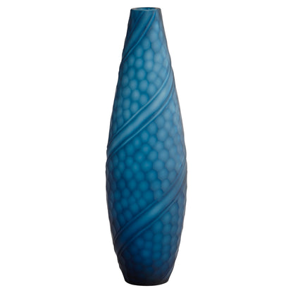 Cyan Design Solano 12080 Vase, Vase, Hand-Carved, Blue