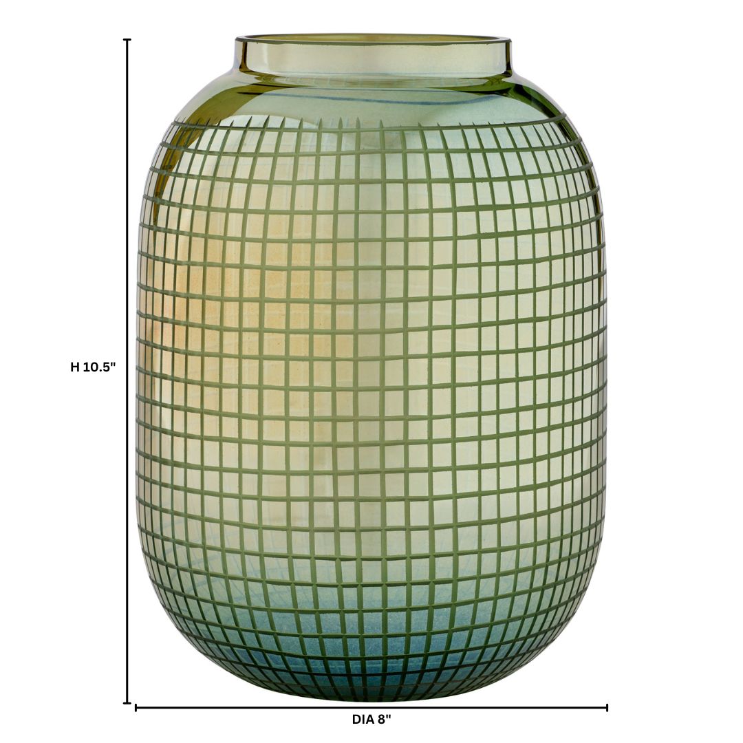 Cyan Design 12085 Modular Vase, Iridescent Bronze | Olive