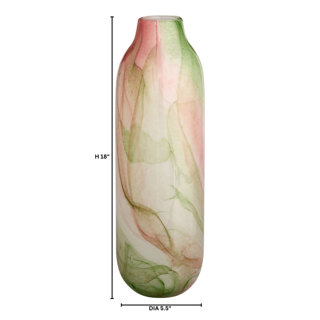 Cyan Design Fern 12090 Vase, White | Spring Green