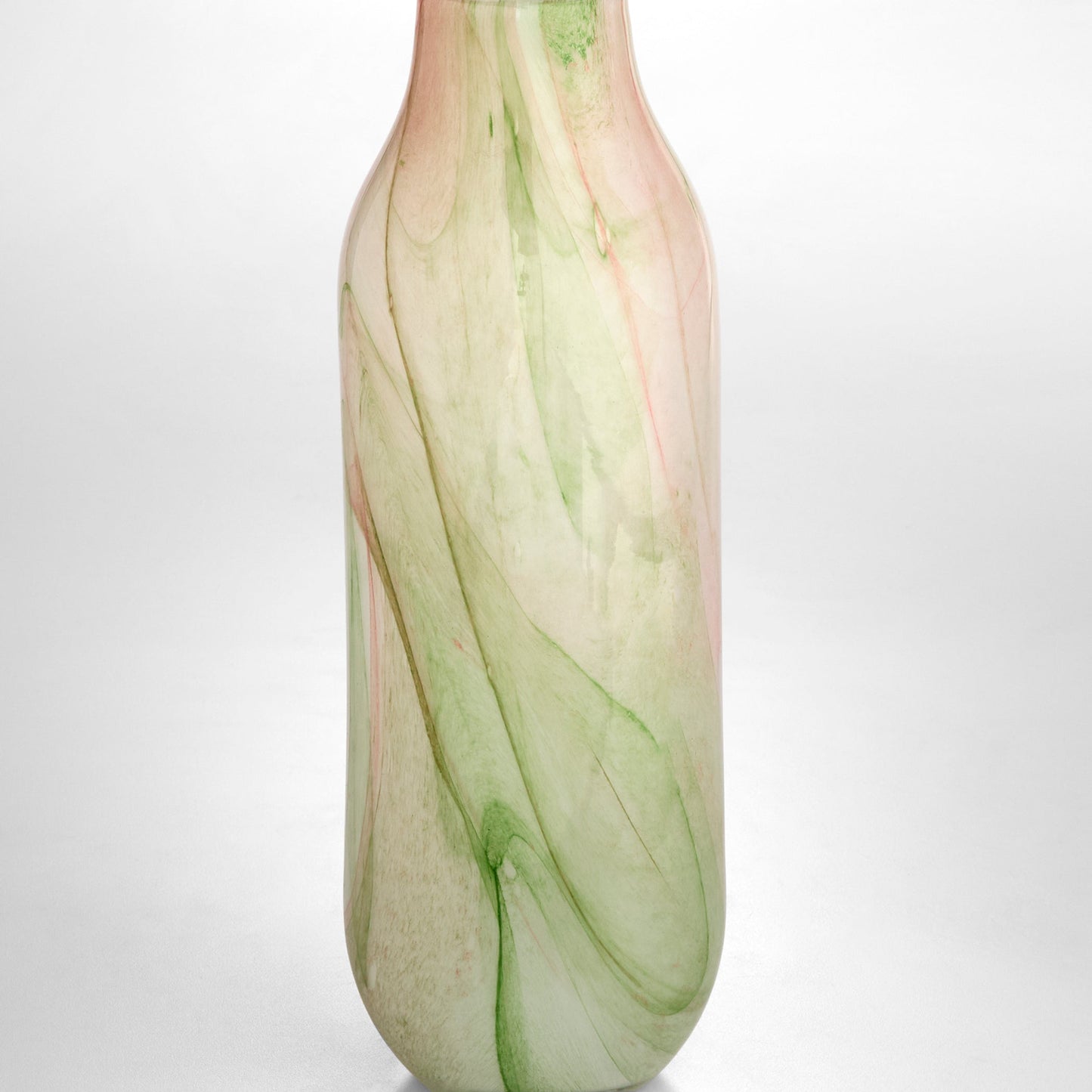 Cyan Design Fern 12091 Vase, 12091 Vase, Vase, Hand-Blown, White | Spring Green