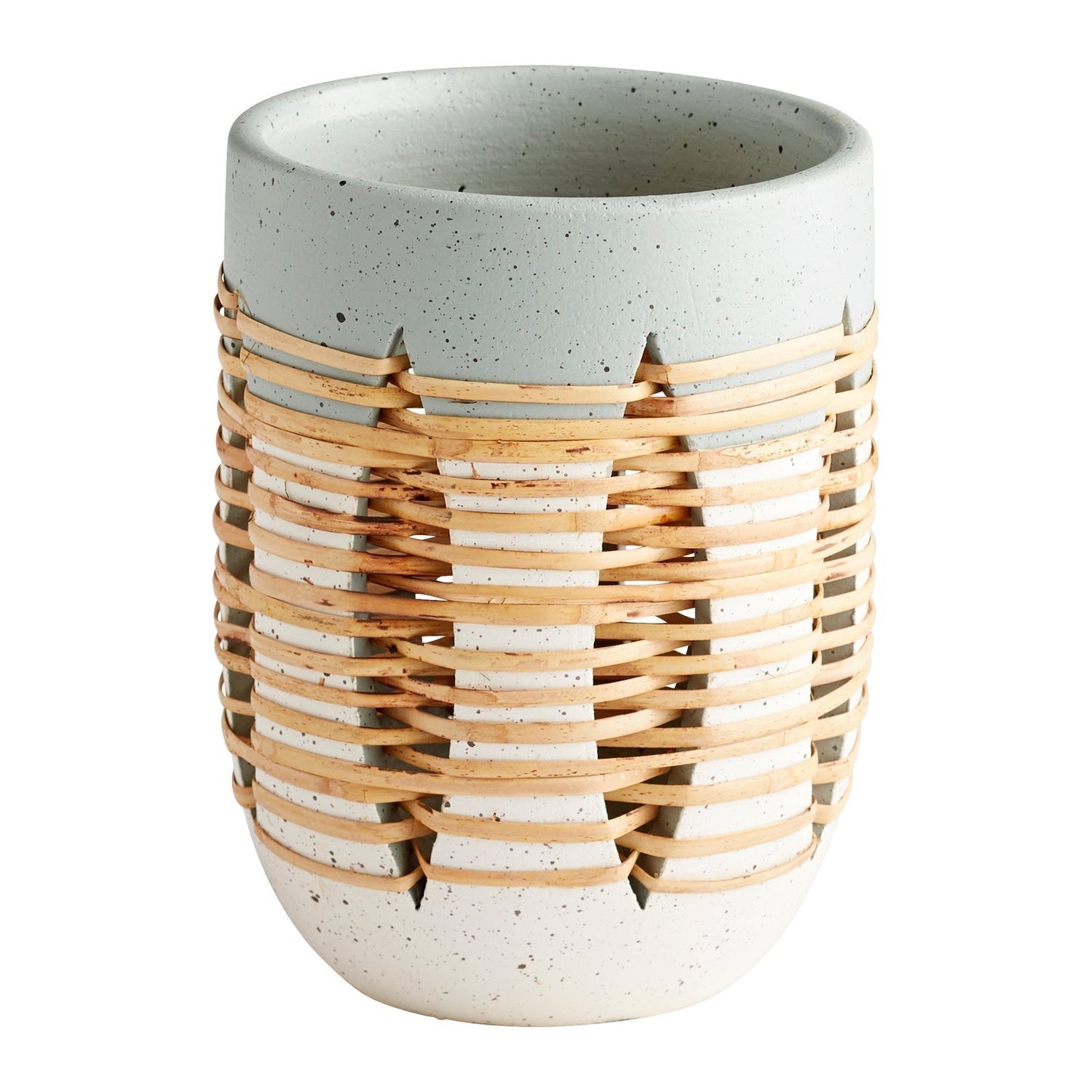 Cyan Design 11127 Cresent Vase - Grey And Ivory - Small