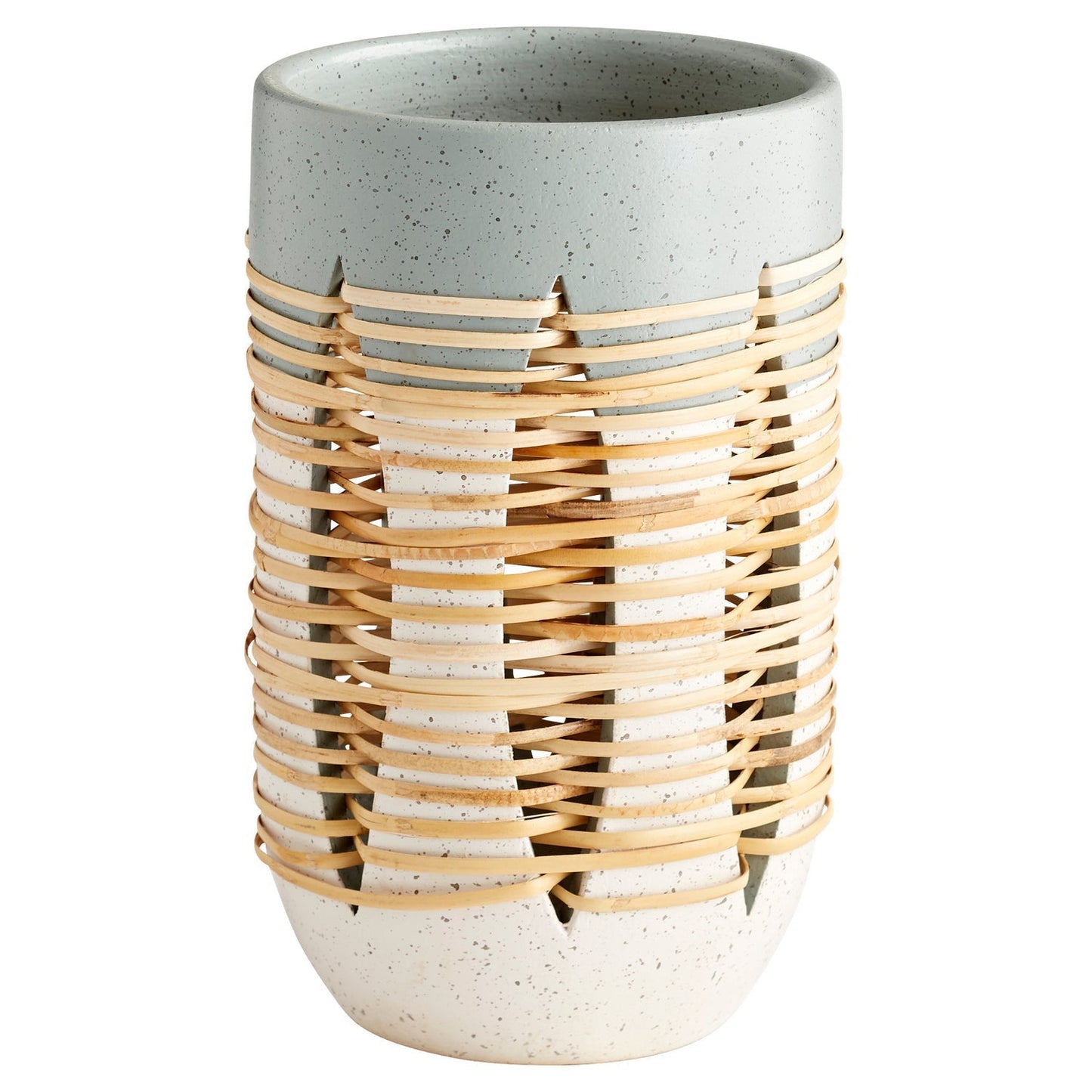 Cyan Design 11128 Cresent Vase - Grey And Ivory - Large