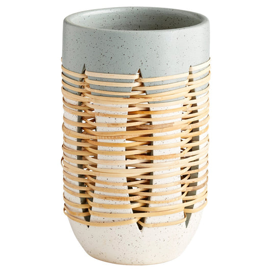 Cyan Design 11128 Cresent Vase - Grey And Ivory - Large