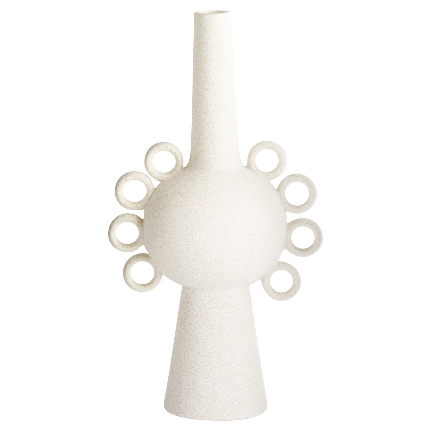 Cyan Design 11205 Ringlets Vase - White - Small