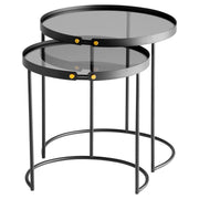 Cyan Design 11225 Flat Bow Tie Tables - Graphite