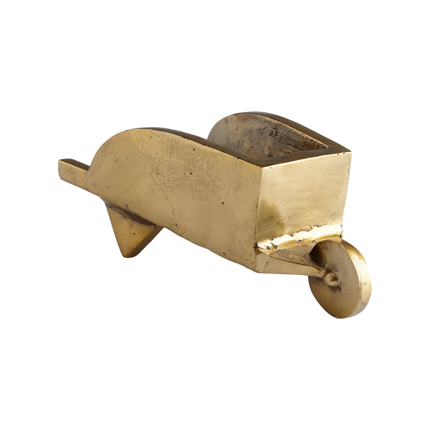 Cyan Design 11231 Wheelbarrow Token - Aged Brass