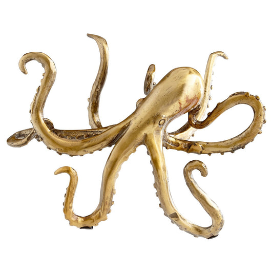 Cyan Design 11239 Octopus Shelf Decor - Aged Brass